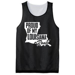 Proud Of My Louisiana Root American Louisiana Crawfish Cajun Mesh Reversible Basketball Jersey Tank