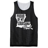 Proud Of My Louisiana Root American Louisiana Crawfish Cajun Mesh Reversible Basketball Jersey Tank