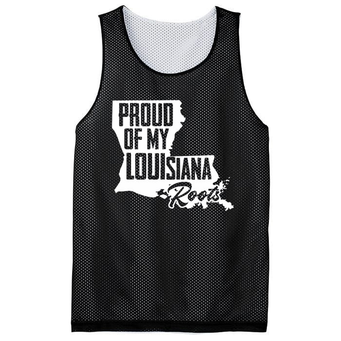 Proud Of My Louisiana Root American Louisiana Crawfish Cajun Mesh Reversible Basketball Jersey Tank