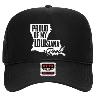 Proud Of My Louisiana Root American Louisiana Crawfish Cajun Trucker Hat