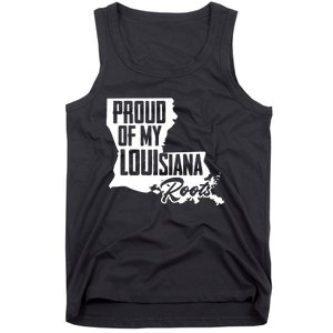 Proud Of My Louisiana Root American Louisiana Crawfish Cajun Tank Top