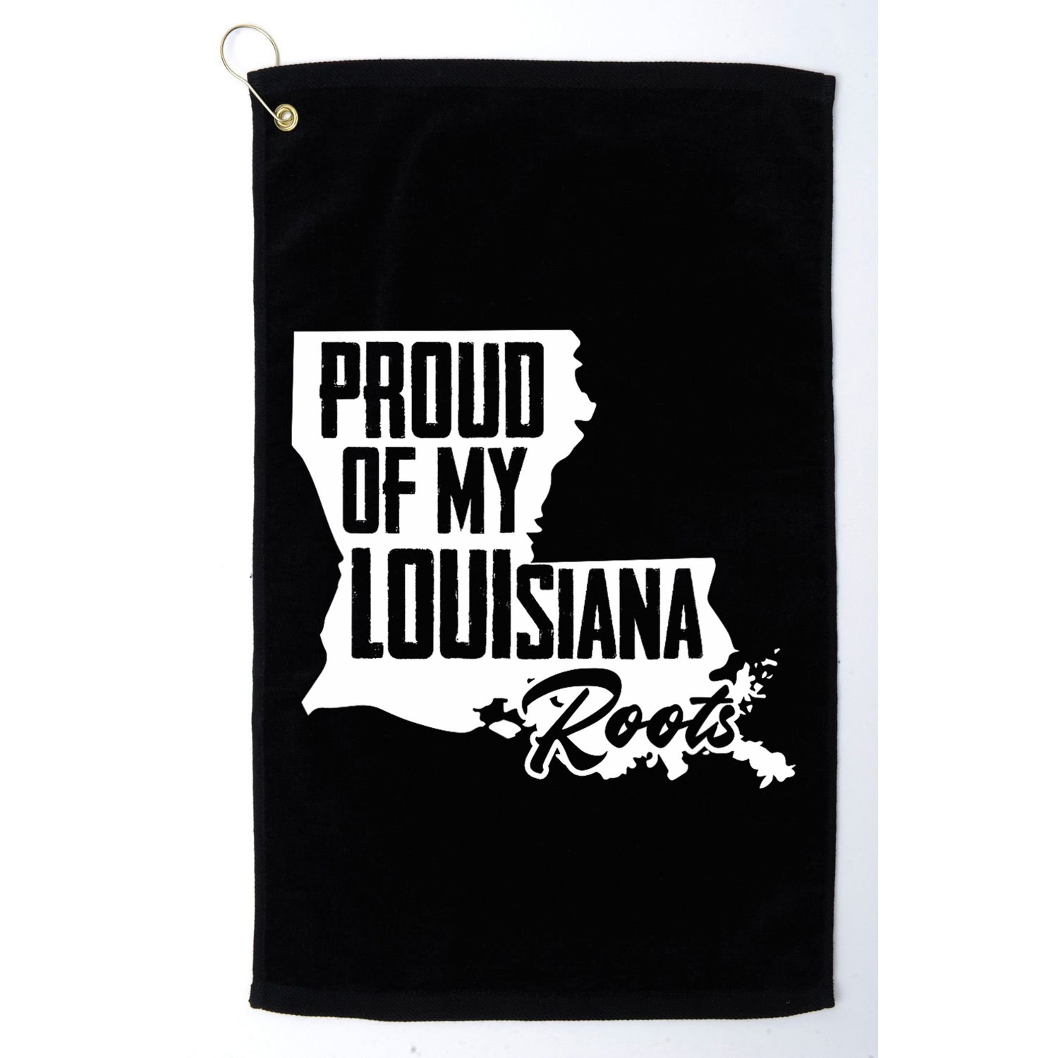 Proud Of My Louisiana Root American Louisiana Crawfish Cajun Golf Towel