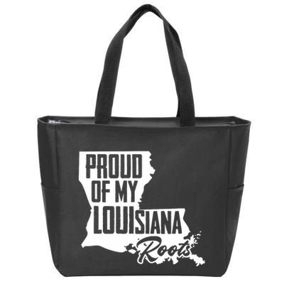 Proud Of My Louisiana Root American Louisiana Crawfish Cajun Zip Tote Bag