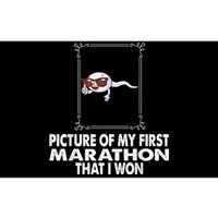 Picture Of My First Marathon That I Won Funny Sperm Bumper Sticker