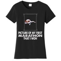 Picture Of My First Marathon That I Won Funny Sperm Women's T-Shirt