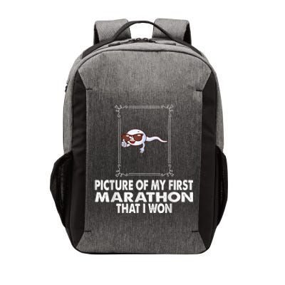 Picture Of My First Marathon That I Won Funny Sperm Vector Backpack