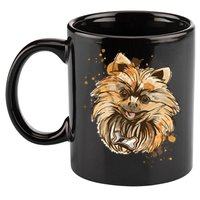 Pomeranian Dog 11oz C Handle Ceramic Mug