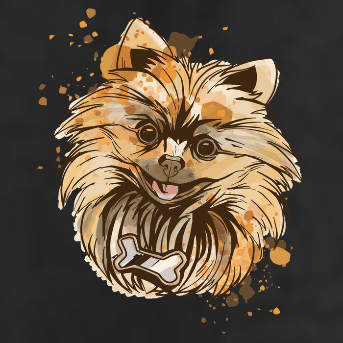 Pomeranian Dog 11oz C Handle Ceramic Mug
