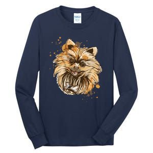 Pomeranian Dog Tall Long Sleeve T-Shirt