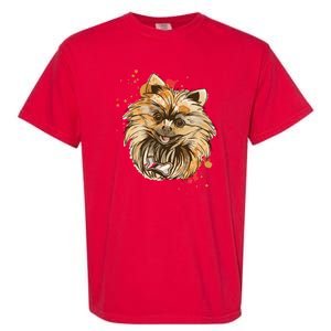 Pomeranian Dog Garment-Dyed Heavyweight T-Shirt