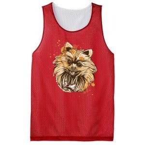 Pomeranian Dog Mesh Reversible Basketball Jersey Tank