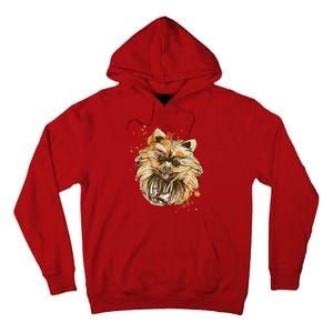 Pomeranian Dog Tall Hoodie