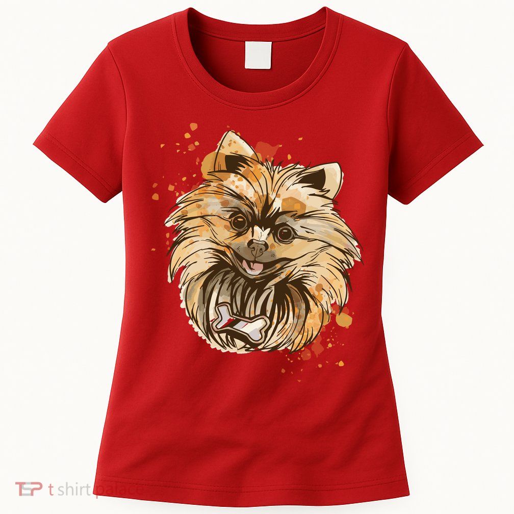 Pomeranian Dog Women's T-Shirt