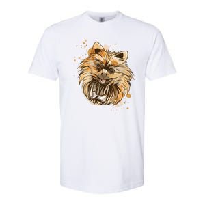 Pomeranian Dog Softstyle CVC T-Shirt