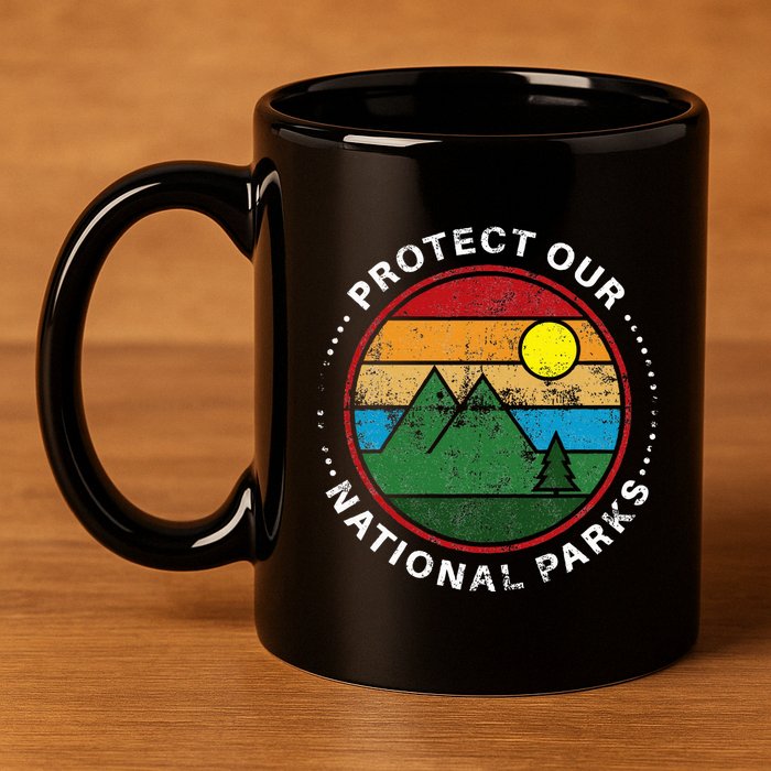 Protect Our National Parks Nature Lover National Parks 11oz C Handle Ceramic Mug