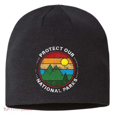 Protect Our National Parks Nature Lover National Parks Sustainable Beanie