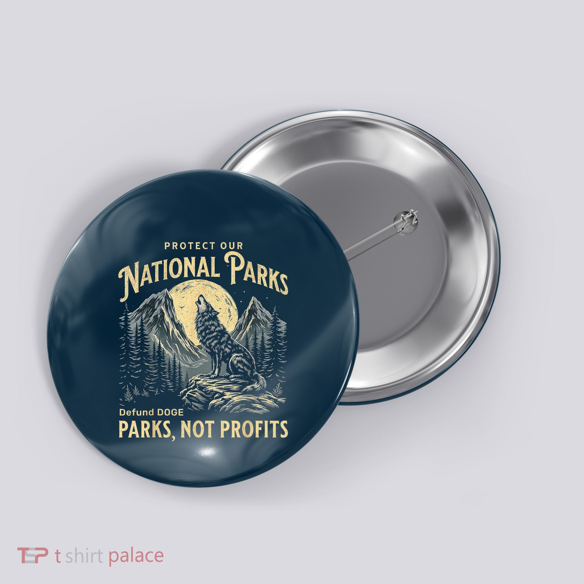 Protect Our National Parks Defund Doge Parks Not Profits Button