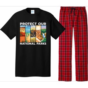 Protect Our National Parks Camping Nature Hiking Outdoor Gift Pajama Set