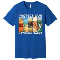 Protect Our National Parks Camping Nature Hiking Outdoor Gift Premium T-Shirt