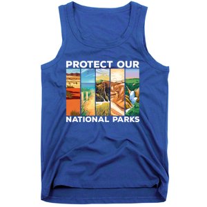 Protect Our National Parks Camping Nature Hiking Outdoor Gift Tank Top