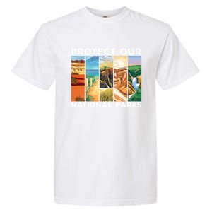 Protect Our National Parks Camping Nature Hiking Outdoor Gift Garment-Dyed Heavyweight T-Shirt