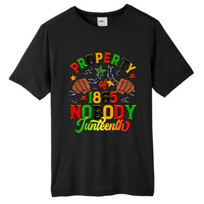 Property Of Nobody Junenth American African Freedom Gift Tall Fusion ChromaSoft Performance T-Shirt