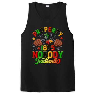 Property Of Nobody Junenth American African Freedom Gift PosiCharge Competitor Tank