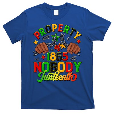 Property Of Nobody Junenth American African Freedom Gift T-Shirt