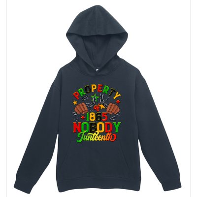 Property Of Nobody Junenth American African Freedom Gift Urban Pullover Hoodie