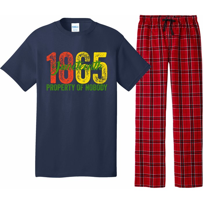 Property Of Nobody Juneteenth 1865 Freedom Day African Pajama Set