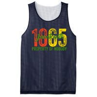 Property Of Nobody Juneteenth 1865 Freedom Day African Mesh Reversible Basketball Jersey Tank