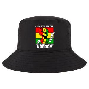 Property Of Nobody Junenth Black History 1865 Freedom Funny Gift Cool Comfort Performance Bucket Hat