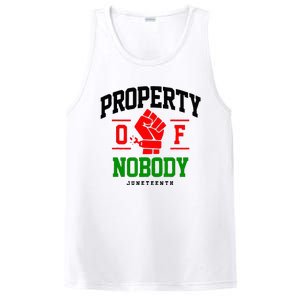 Property Of Nobody Juneteenth Black woman Gifts PosiCharge Competitor Tank