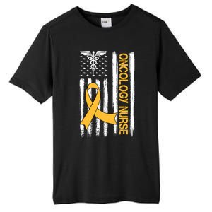 Pediatric Oncology Nurse Rn Patriotic American Usa Flag Gift Cute Gift Tall Fusion ChromaSoft Performance T-Shirt