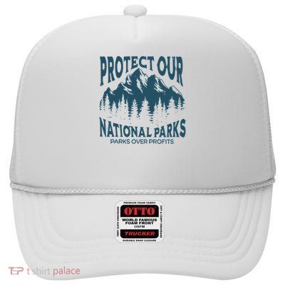 Protect Our National Parks High Crown Mesh Back Trucker Hat