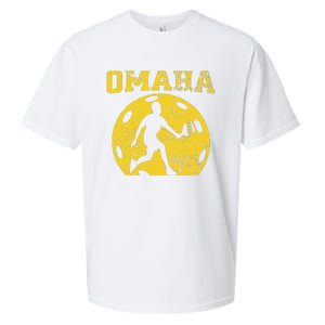 Pickleball Omaha Nebraska Sueded Cloud Jersey T-Shirt