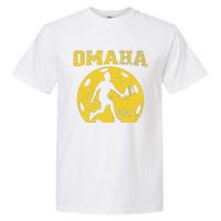 Pickleball Omaha Nebraska Garment-Dyed Heavyweight T-Shirt