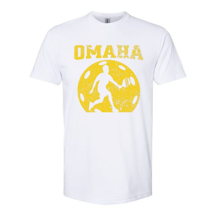 Pickleball Omaha Nebraska Softstyle CVC T-Shirt