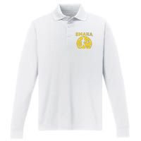 Pickleball Omaha Nebraska Performance Long Sleeve Polo