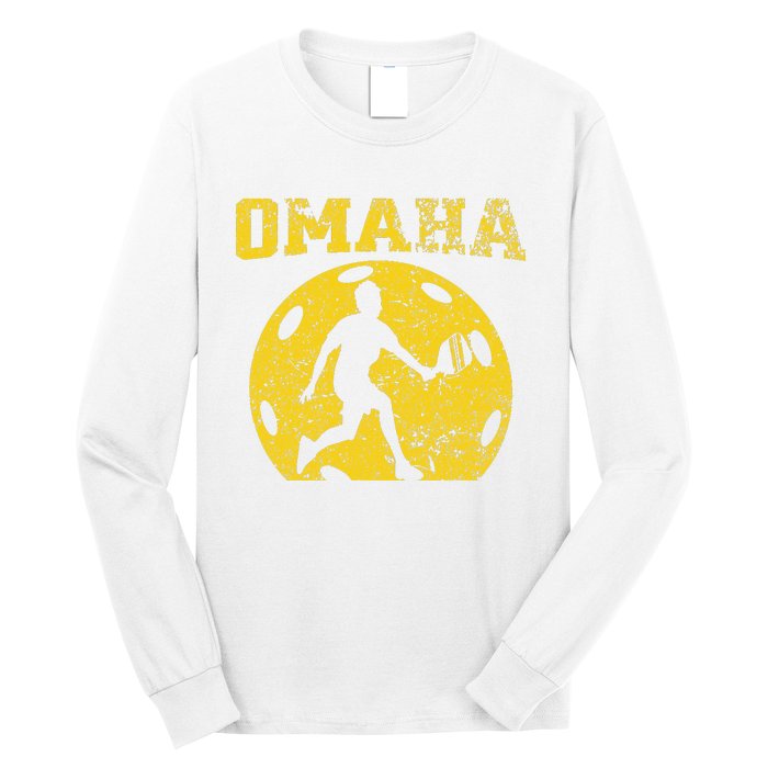 Pickleball Omaha Nebraska Long Sleeve Shirt