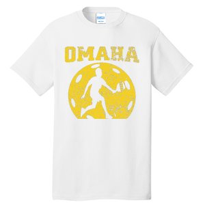 Pickleball Omaha Nebraska Tall T-Shirt