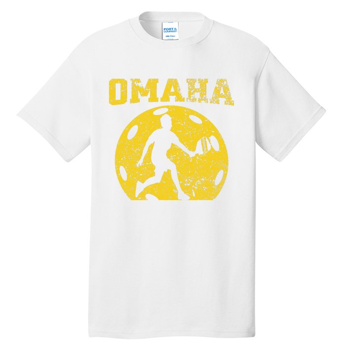 Pickleball Omaha Nebraska Tall T-Shirt