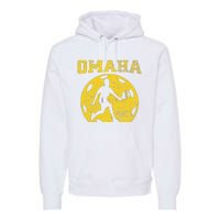 Pickleball Omaha Nebraska Premium Hoodie