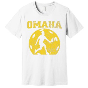 Pickleball Omaha Nebraska Premium T-Shirt