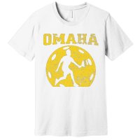 Pickleball Omaha Nebraska Premium T-Shirt