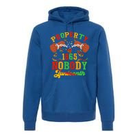 Property Of Nobody Junenth American African Freedom Great Gift Premium Hoodie