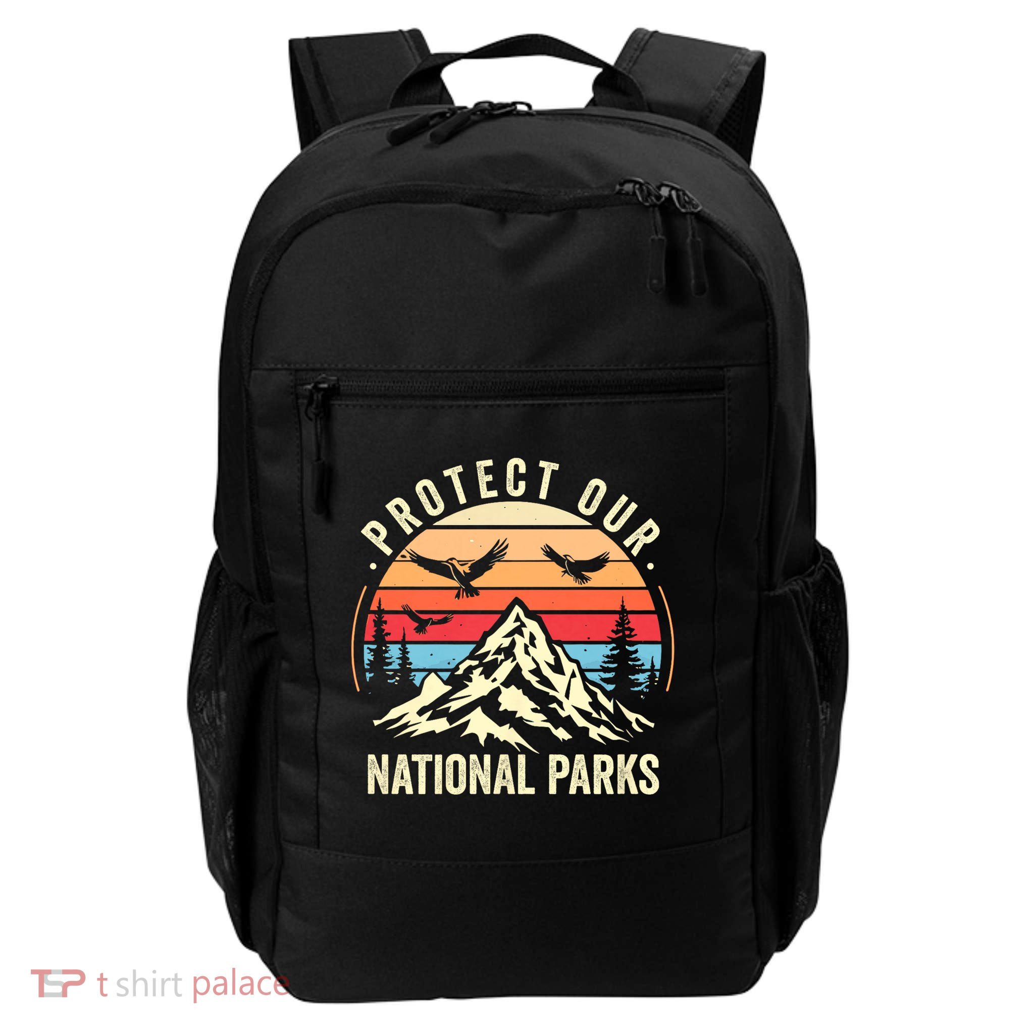 Protect Our National Parks Retro Nature Conservation Backpack