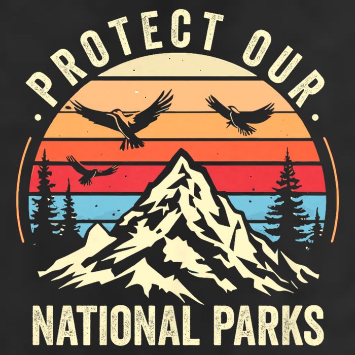Protect Our National Parks Retro Nature Conservation 15oz Campfire Ceramic Mug