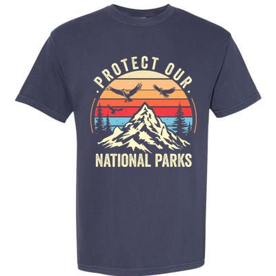Protect Our National Parks Retro Nature Conservation Garment-Dyed Heavyweight T-Shirt