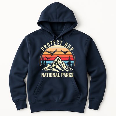 Protect Our National Parks Retro Nature Conservation Hoodie